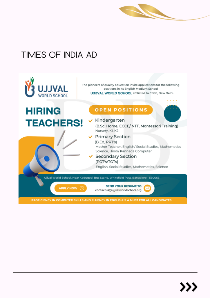 Times Of India AD